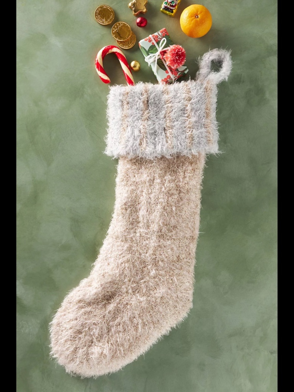 Anthropologie Lorelle Christmas Stocking